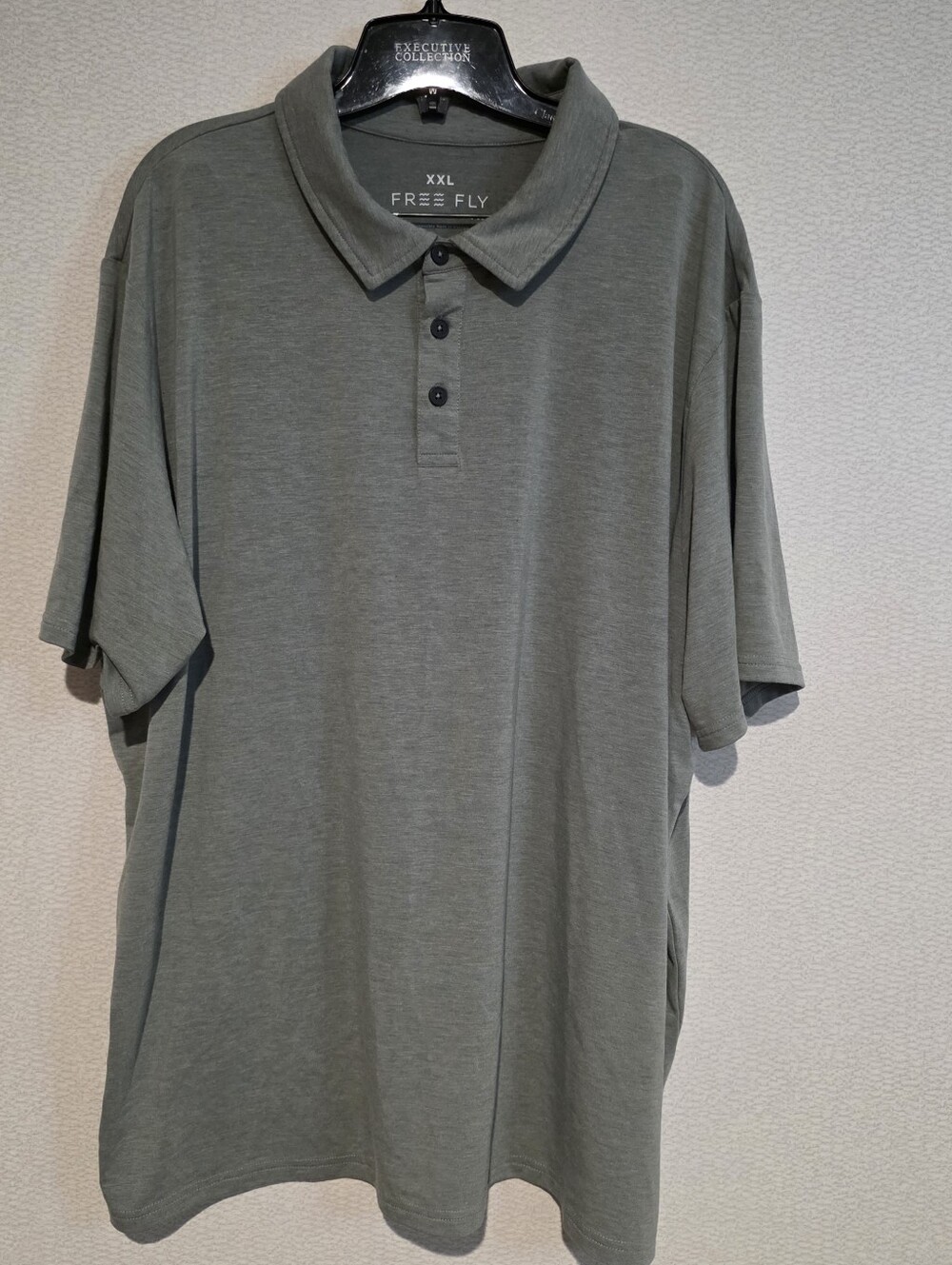 Free Fly Mens Flex Bamboo Polo XXL Outdoors Preppy Upf 50